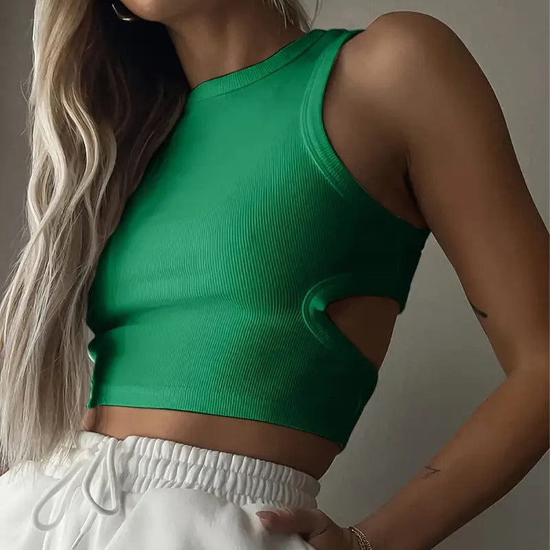 SIRT DETAYLI CROPTOP